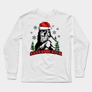 Santasquatch Long Sleeve T-Shirt